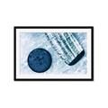 Picture of Hockey Stick and Puck _GroupedProduct_Rectangle_Landscape_Mini_ _GroupedProduct_Rectangle_Landscape_Framed_Matted_