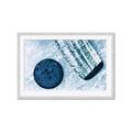 Picture of Hockey Stick and Puck _GroupedProduct_Rectangle_Landscape_Mini_ _GroupedProduct_Rectangle_Landscape_Framed_Matted_
