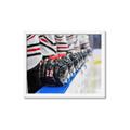 Picture of Hockey Lineup  _GroupedProduct_Rectangle_Landscape_Mini_ _GroupedProduct_Rectangle_Landscape_Framed_Matted_