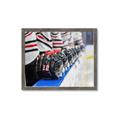 Picture of Hockey Lineup  _GroupedProduct_Rectangle_Landscape_Mini_ _GroupedProduct_Rectangle_Landscape_Framed_Matted_