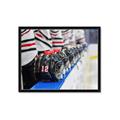 Picture of Hockey Lineup  _GroupedProduct_Rectangle_Landscape_Mini_ _GroupedProduct_Rectangle_Landscape_Framed_Matted_