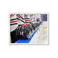Picture of Hockey Lineup  _GroupedProduct_Rectangle_Landscape_Mini_ _GroupedProduct_Rectangle_Landscape_Framed_Matted_