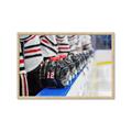 Picture of Hockey Lineup  _GroupedProduct_Rectangle_Landscape_Mini_ _GroupedProduct_Rectangle_Landscape_Framed_Matted_