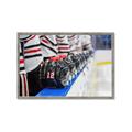 Picture of Hockey Lineup  _GroupedProduct_Rectangle_Landscape_Mini_ _GroupedProduct_Rectangle_Landscape_Framed_Matted_