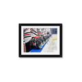 Picture of Hockey Lineup  _GroupedProduct_Rectangle_Landscape_Mini_ _GroupedProduct_Rectangle_Landscape_Framed_Matted_
