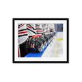 Picture of Hockey Lineup  _GroupedProduct_Rectangle_Landscape_Mini_ _GroupedProduct_Rectangle_Landscape_Framed_Matted_