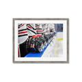 Picture of Hockey Lineup  _GroupedProduct_Rectangle_Landscape_Mini_ _GroupedProduct_Rectangle_Landscape_Framed_Matted_