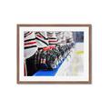 Picture of Hockey Lineup  _GroupedProduct_Rectangle_Landscape_Mini_ _GroupedProduct_Rectangle_Landscape_Framed_Matted_