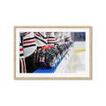 Picture of Hockey Lineup  _GroupedProduct_Rectangle_Landscape_Mini_ _GroupedProduct_Rectangle_Landscape_Framed_Matted_