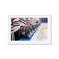 Picture of Hockey Lineup  _GroupedProduct_Rectangle_Landscape_Mini_ _GroupedProduct_Rectangle_Landscape_Framed_Matted_