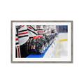 Picture of Hockey Lineup  _GroupedProduct_Rectangle_Landscape_Mini_ _GroupedProduct_Rectangle_Landscape_Framed_Matted_