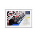 Picture of Hockey Lineup  _GroupedProduct_Rectangle_Landscape_Mini_ _GroupedProduct_Rectangle_Landscape_Framed_Matted_