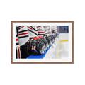 Picture of Hockey Lineup  _GroupedProduct_Rectangle_Landscape_Mini_ _GroupedProduct_Rectangle_Landscape_Framed_Matted_
