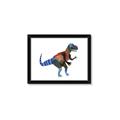 Picture of colourful T-rex _GroupedProduct_Rectangle_Landscape_Mini_ _GroupedProduct_Rectangle_Landscape_Framed_Matted_