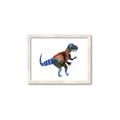 Picture of colourful T-rex _GroupedProduct_Rectangle_Landscape_Mini_ _GroupedProduct_Rectangle_Landscape_Framed_Matted_