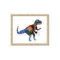 Picture of colourful T-rex _GroupedProduct_Rectangle_Landscape_Mini_ _GroupedProduct_Rectangle_Landscape_Framed_Matted_