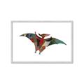 Picture of Colourful pterodactyl _GroupedProduct_Rectangle_Landscape_Mini_ _GroupedProduct_Rectangle_Landscape_Framed_Matted_