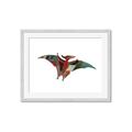 Picture of Colourful pterodactyl _GroupedProduct_Rectangle_Landscape_Mini_ _GroupedProduct_Rectangle_Landscape_Framed_Matted_