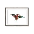 Picture of Colourful pterodactyl _GroupedProduct_Rectangle_Landscape_Mini_ _GroupedProduct_Rectangle_Landscape_Framed_Matted_