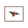 Picture of Colourful pterodactyl _GroupedProduct_Rectangle_Landscape_Mini_ _GroupedProduct_Rectangle_Landscape_Framed_Matted_