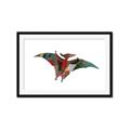 Picture of Colourful pterodactyl _GroupedProduct_Rectangle_Landscape_Mini_ _GroupedProduct_Rectangle_Landscape_Framed_Matted_