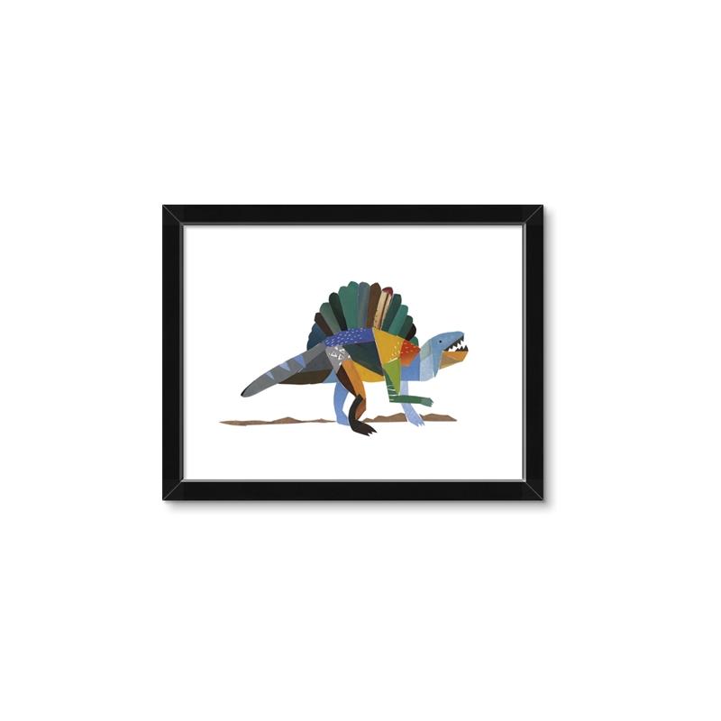 Picture of Colorful spinosaurus _GroupedProduct_Rectangle_Landscape_Mini_ _GroupedProduct_Rectangle_Landscape_Framed_Matted_
