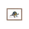 Picture of Colorful spinosaurus _GroupedProduct_Rectangle_Landscape_Mini_ _GroupedProduct_Rectangle_Landscape_Framed_Matted_