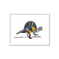 Picture of Colorful spinosaurus _GroupedProduct_Rectangle_Landscape_Mini_ _GroupedProduct_Rectangle_Landscape_Framed_Matted_
