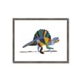 Picture of Colorful spinosaurus _GroupedProduct_Rectangle_Landscape_Mini_ _GroupedProduct_Rectangle_Landscape_Framed_Matted_