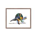 Picture of Colorful spinosaurus _GroupedProduct_Rectangle_Landscape_Mini_ _GroupedProduct_Rectangle_Landscape_Framed_Matted_