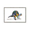 Picture of Colorful spinosaurus _GroupedProduct_Rectangle_Landscape_Mini_ _GroupedProduct_Rectangle_Landscape_Framed_Matted_