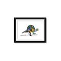 Picture of Colorful spinosaurus _GroupedProduct_Rectangle_Landscape_Mini_ _GroupedProduct_Rectangle_Landscape_Framed_Matted_