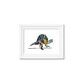 Picture of Colorful spinosaurus _GroupedProduct_Rectangle_Landscape_Mini_ _GroupedProduct_Rectangle_Landscape_Framed_Matted_