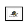 Picture of Colorful spinosaurus _GroupedProduct_Rectangle_Landscape_Mini_ _GroupedProduct_Rectangle_Landscape_Framed_Matted_