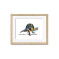 Picture of Colorful spinosaurus _GroupedProduct_Rectangle_Landscape_Mini_ _GroupedProduct_Rectangle_Landscape_Framed_Matted_