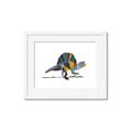 Picture of Colorful spinosaurus _GroupedProduct_Rectangle_Landscape_Mini_ _GroupedProduct_Rectangle_Landscape_Framed_Matted_