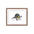 Picture of Colorful spinosaurus _GroupedProduct_Rectangle_Landscape_Mini_ _GroupedProduct_Rectangle_Landscape_Framed_Matted_