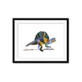 Picture of Colorful spinosaurus _GroupedProduct_Rectangle_Landscape_Mini_ _GroupedProduct_Rectangle_Landscape_Framed_Matted_