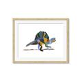 Picture of Colorful spinosaurus _GroupedProduct_Rectangle_Landscape_Mini_ _GroupedProduct_Rectangle_Landscape_Framed_Matted_