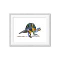 Picture of Colorful spinosaurus _GroupedProduct_Rectangle_Landscape_Mini_ _GroupedProduct_Rectangle_Landscape_Framed_Matted_