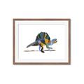 Picture of Colorful spinosaurus _GroupedProduct_Rectangle_Landscape_Mini_ _GroupedProduct_Rectangle_Landscape_Framed_Matted_