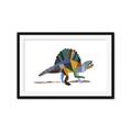 Picture of Colorful spinosaurus _GroupedProduct_Rectangle_Landscape_Mini_ _GroupedProduct_Rectangle_Landscape_Framed_Matted_