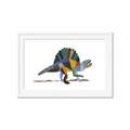 Picture of Colorful spinosaurus _GroupedProduct_Rectangle_Landscape_Mini_ _GroupedProduct_Rectangle_Landscape_Framed_Matted_