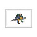 Picture of Colorful spinosaurus _GroupedProduct_Rectangle_Landscape_Mini_ _GroupedProduct_Rectangle_Landscape_Framed_Matted_