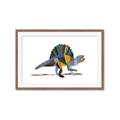 Picture of Colorful spinosaurus _GroupedProduct_Rectangle_Landscape_Mini_ _GroupedProduct_Rectangle_Landscape_Framed_Matted_