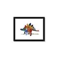 Picture of colorful stegosaurus _GroupedProduct_Rectangle_Landscape_Mini_ _GroupedProduct_Rectangle_Landscape_Framed_Matted_