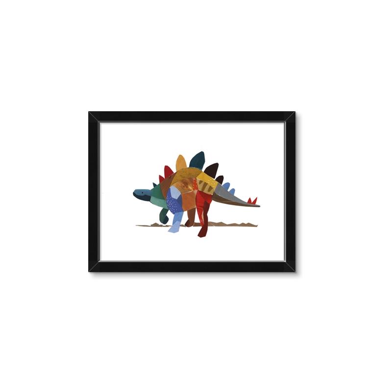 Picture of colorful stegosaurus _GroupedProduct_Rectangle_Landscape_Mini_ _GroupedProduct_Rectangle_Landscape_Framed_Matted_