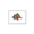 Picture of colorful stegosaurus _GroupedProduct_Rectangle_Landscape_Mini_ _GroupedProduct_Rectangle_Landscape_Framed_Matted_