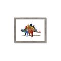 Picture of colorful stegosaurus _GroupedProduct_Rectangle_Landscape_Mini_ _GroupedProduct_Rectangle_Landscape_Framed_Matted_