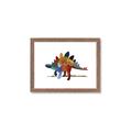 Picture of colorful stegosaurus _GroupedProduct_Rectangle_Landscape_Mini_ _GroupedProduct_Rectangle_Landscape_Framed_Matted_